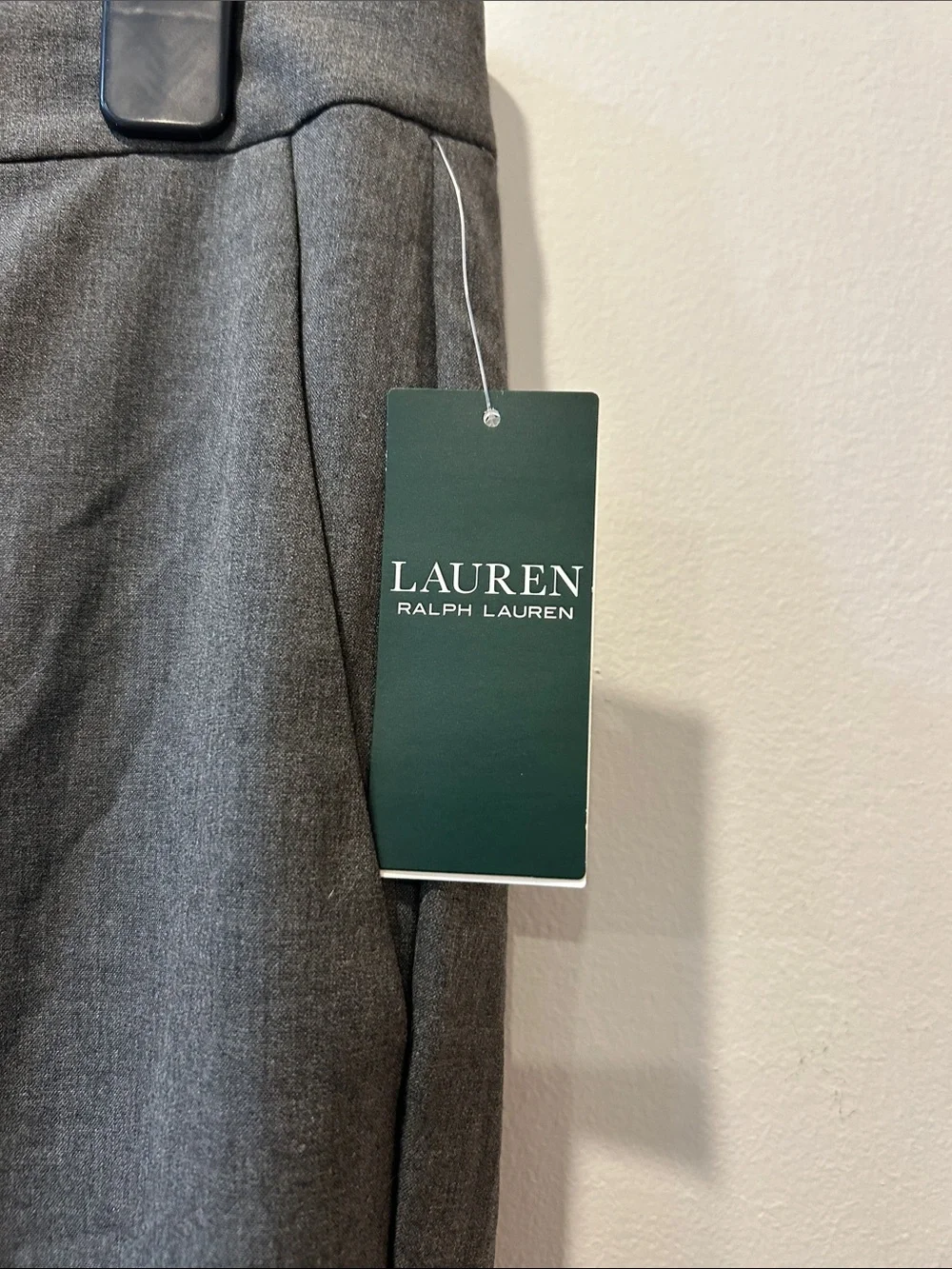 Lauren Ralph Lauren Men's Charcoal Dress Trousers